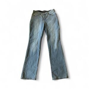 Lee Jeans 6 Short regular fit straight leg mid rise denim stretchy Light Wash